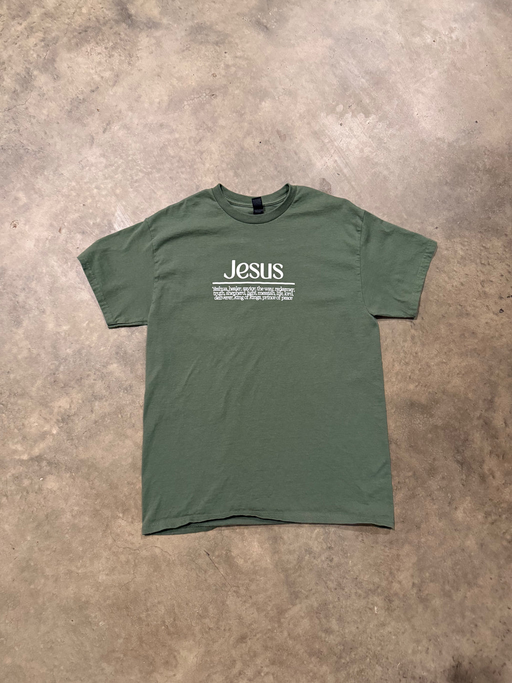 Jesus T-Shirt (Military Green)