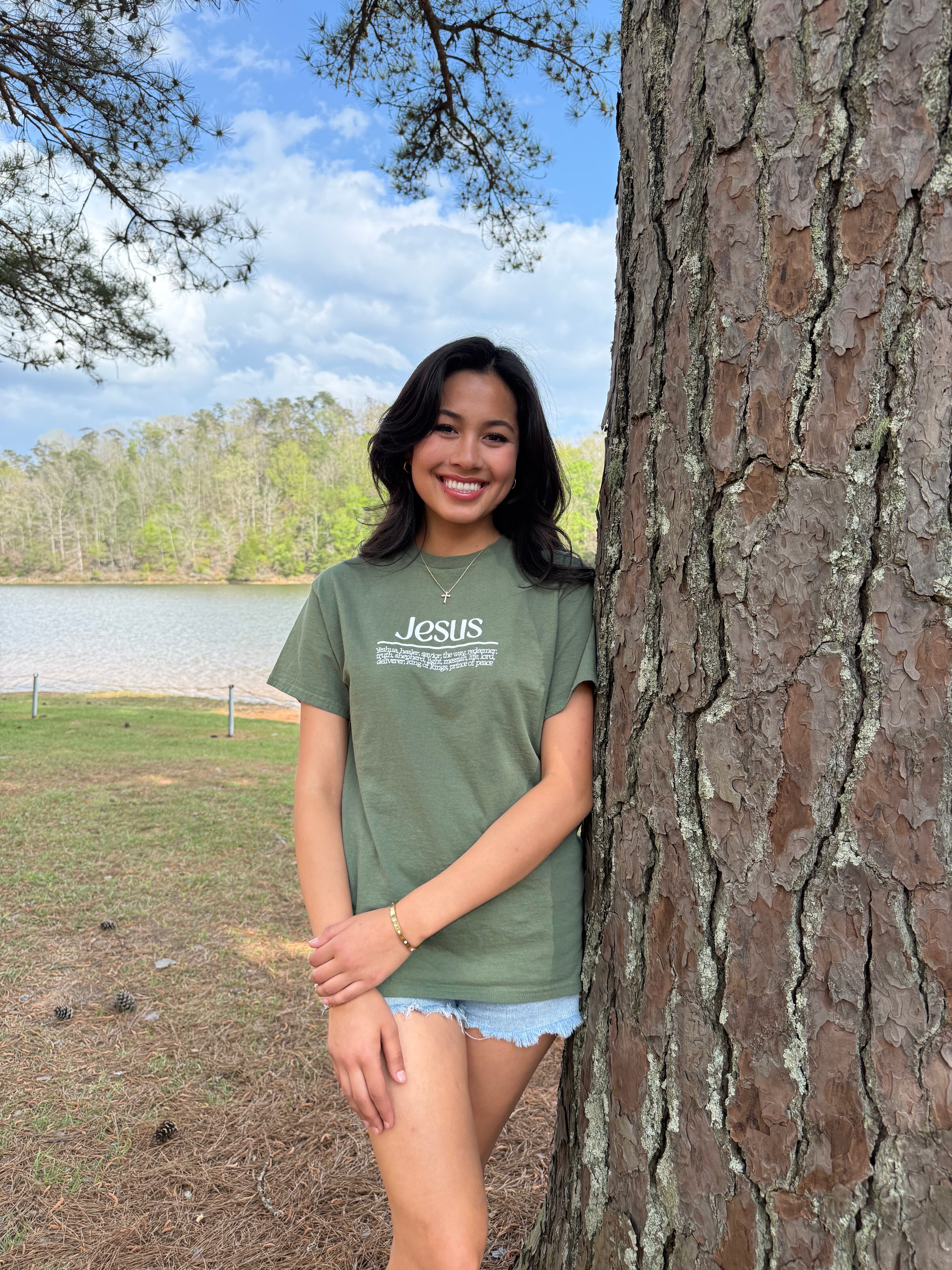 Jesus T-Shirt (Military Green)