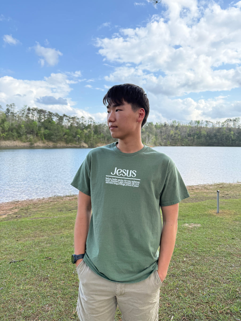 Jesus T-Shirt (Military Green)