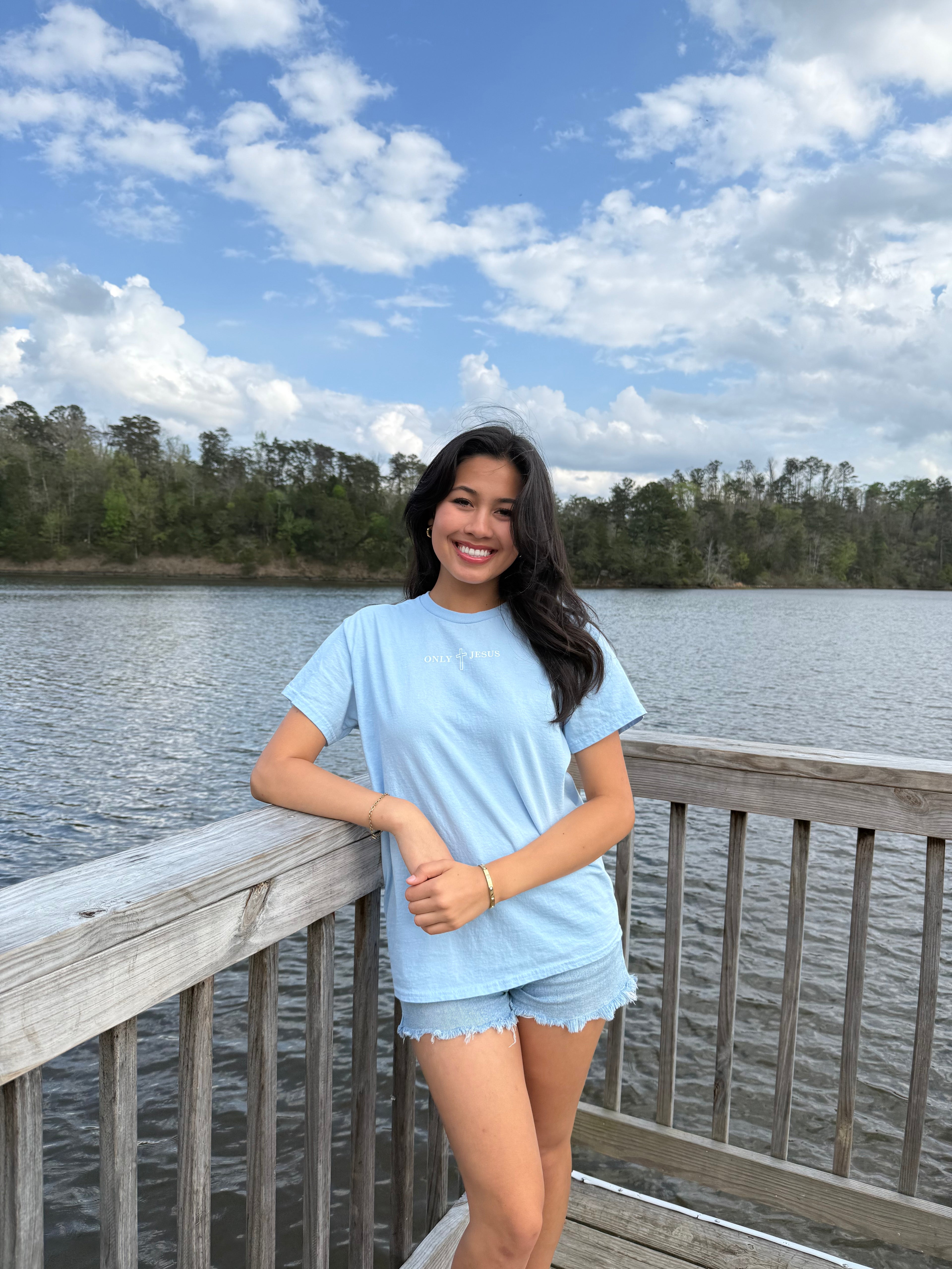 Only Jesus T-Shirt (Sky Blue)
